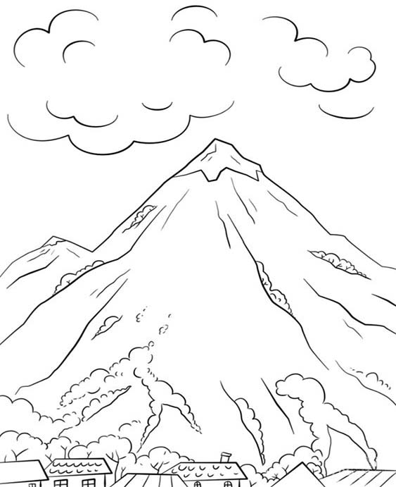 Free & Easy To Print Landscape Coloring Pages - Tulamama