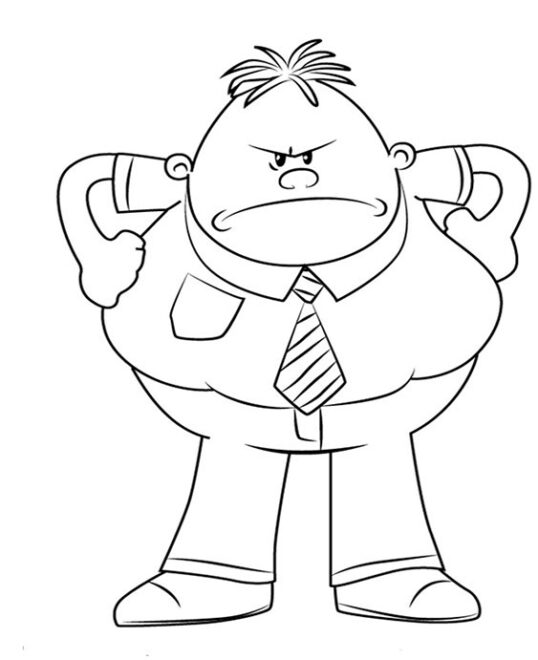 Free & Easy To Print Captain Underpants Coloring Pages - Tulamama