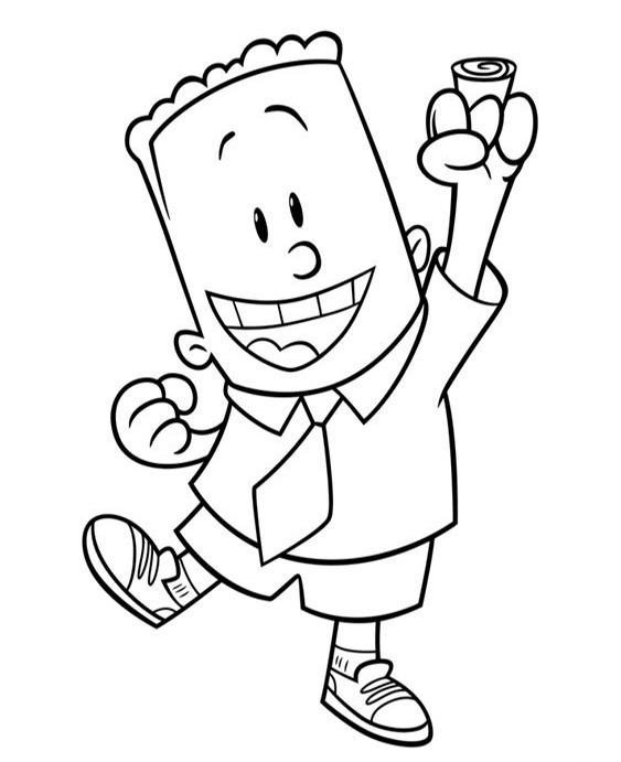 Free & Easy To Print Captain Underpants Coloring Pages - Tulamama