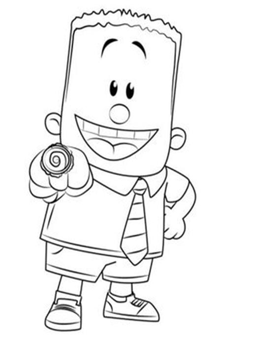 Free & Easy To Print Captain Underpants Coloring Pages - Tulamama