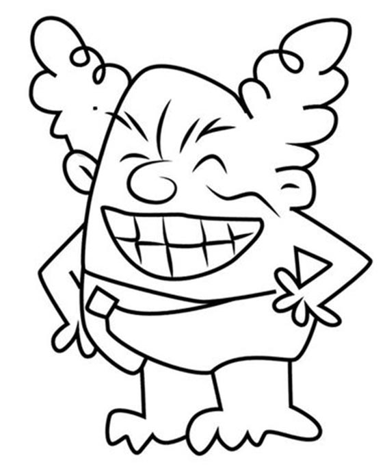Free & Easy To Print Captain Underpants Coloring Pages - Tulamama