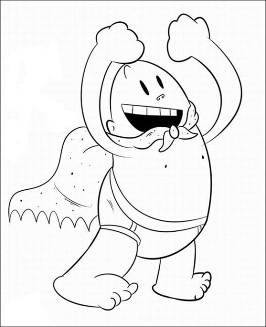 Free & Easy To Print Captain Underpants Coloring Pages - Tulamama