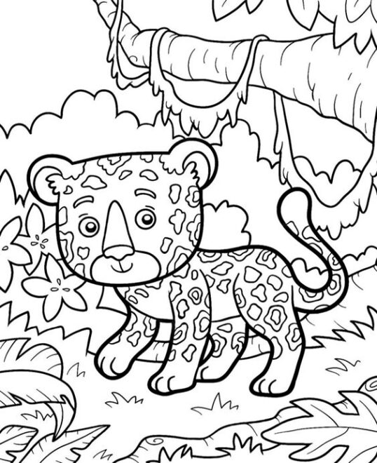Free & Easy To Print Jungle Coloring Pages - Tulamama