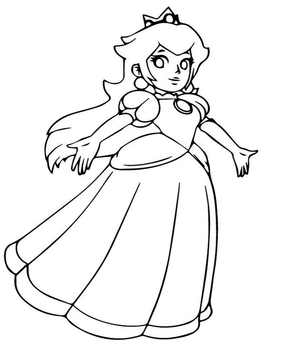 Fun Princess Peach coloring pages for your little one. They are free and easy to print. The collection is varied with different skill levels