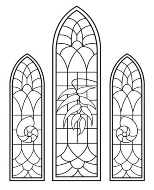 Free & Easy To Print Stained Glass Coloring Pages Tulamama