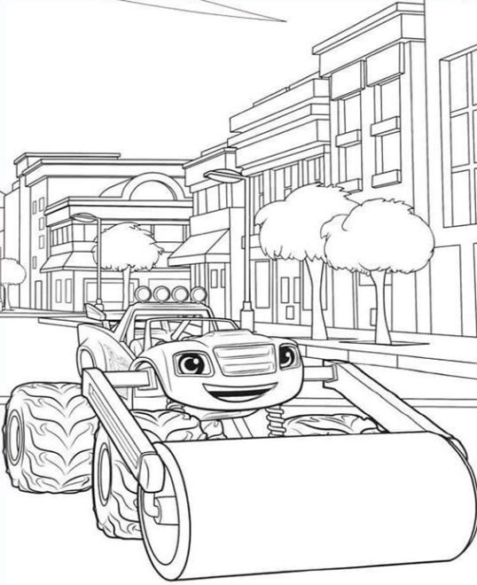 Free & Easy To Print Blaze Coloring Pages - Tulamama