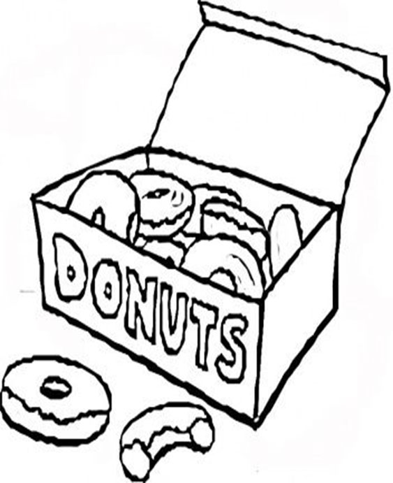 Fun Donut coloring pages for your little one. They are free and easy to print. The collection is varied with different skill levels