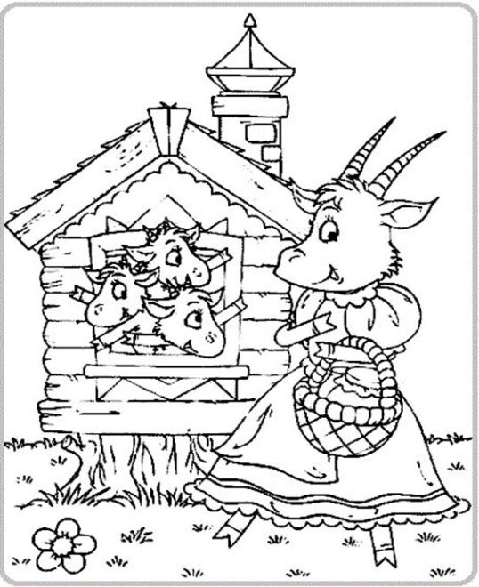 Free & Easy To Print Goat Coloring Pages - Tulamama