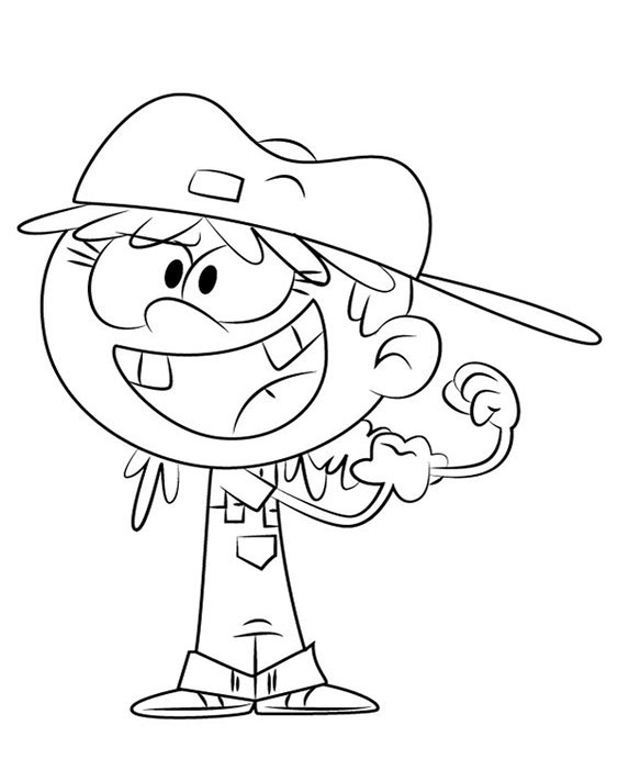 Fun Loud House coloring pages for your little one. They are free and easy to print. The collection is varied with different skill levels