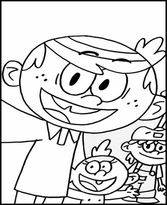 Free & Easy To Print Loud House Coloring Pages - Tulamama