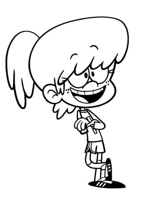 Free & Easy To Print Loud House Coloring Pages - Tulamama