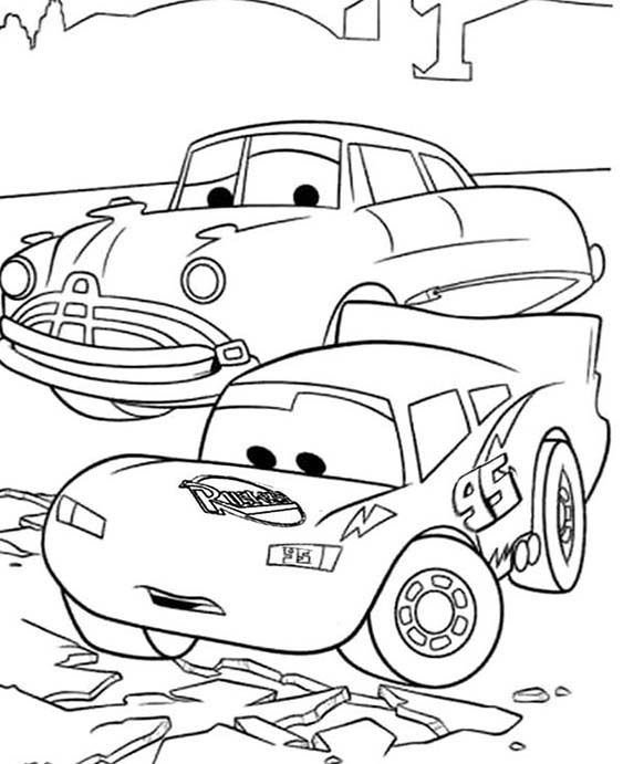 Free & Easy To Print Lighting McQueen Coloring Pages - Tulamama