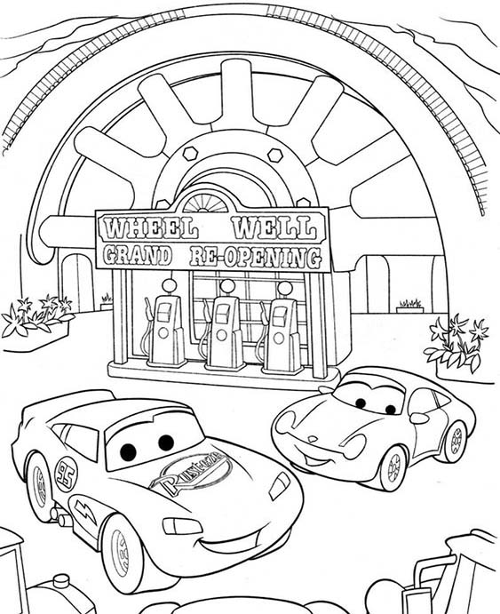 Free & Easy To Print Lighting McQueen Coloring Pages - Tulamama