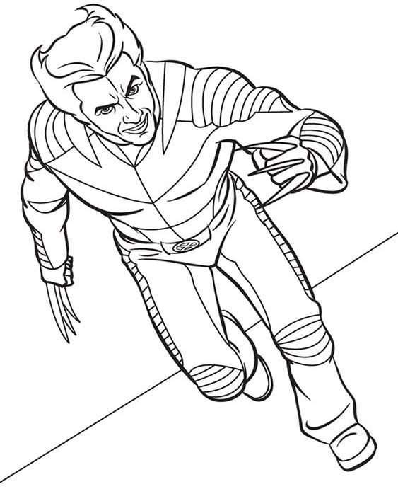 Free & Easy To Print Wolverine Coloring Pages - Tulamama